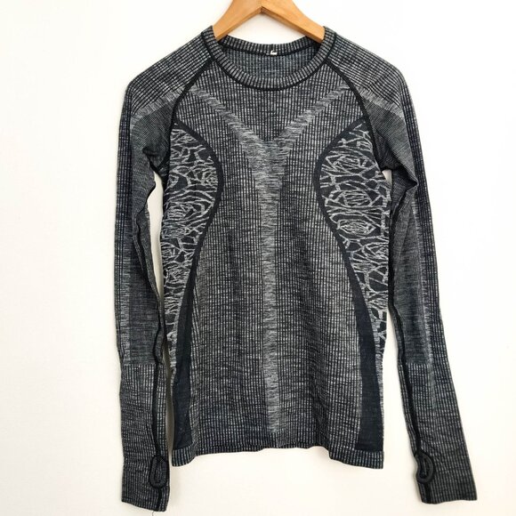 Lululemon Rest Less Pullover in Heathered Black 6 - Picture 1 of 5